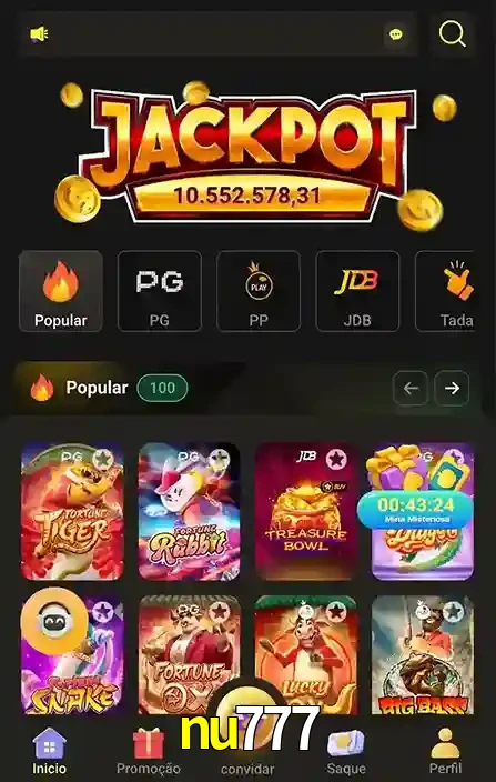 Promoções Especiais no nu777 App